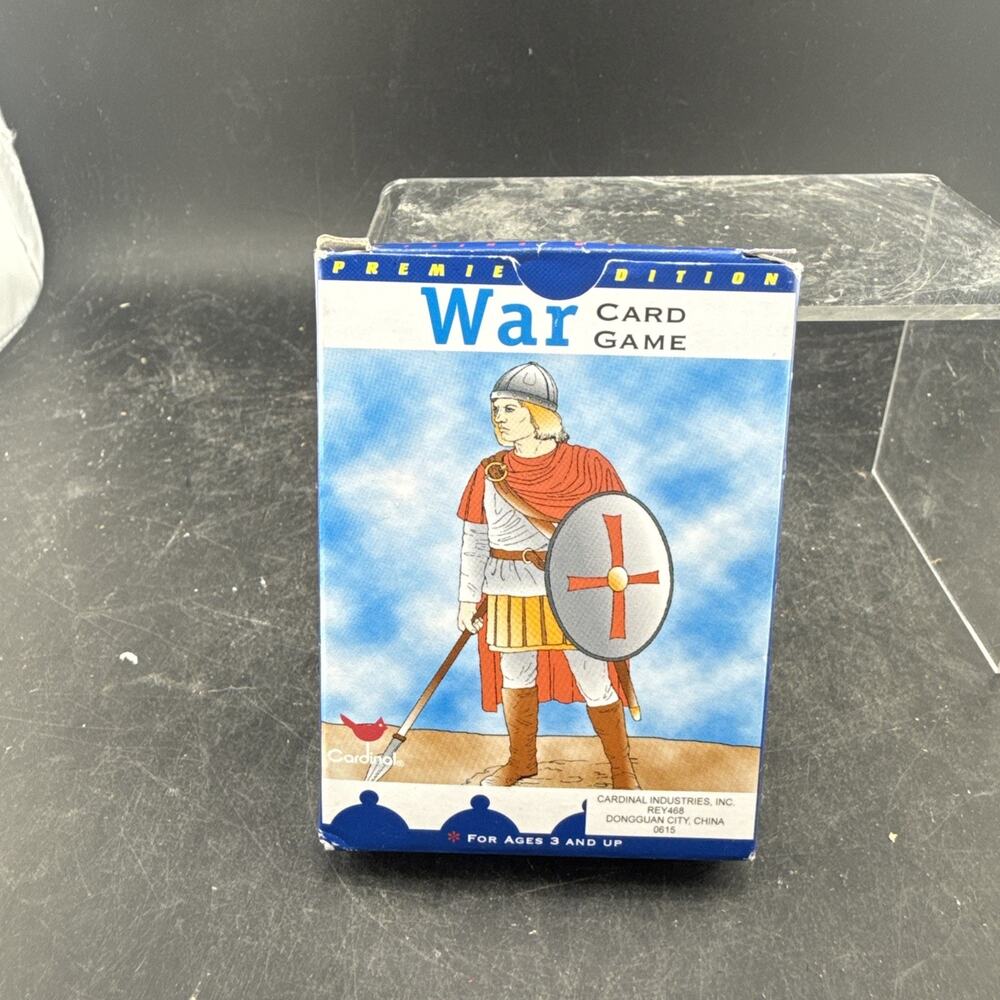 War Card Game - Cardinal Premier Edition No. 472 2001 - All 36 Cards